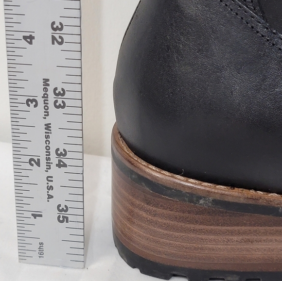 David Tate Palmar Boot Women's Black Nubuck Leather Size 10WW - Picture 9 of 11